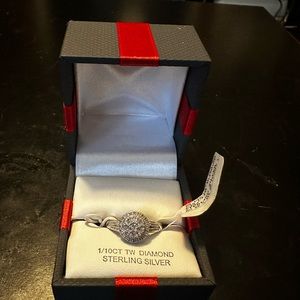 Diamond Ring Sterling Silver